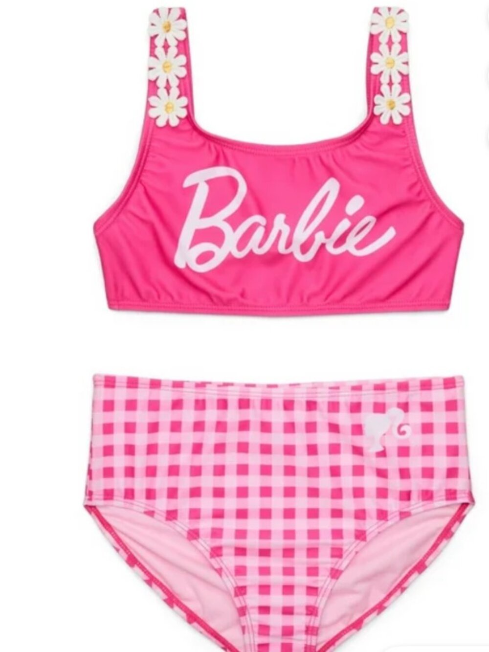 4/5 Barbie Daisy Pink 2-Piece Swimsuit